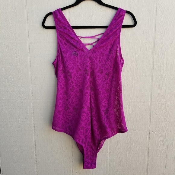 💎HOST PICK💎 NWT Torrid Lace Up Bodysuit - Picture 2 of 7